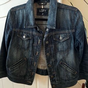 Ann Taylor Loft size 8 jean jacket . Excellent condition.